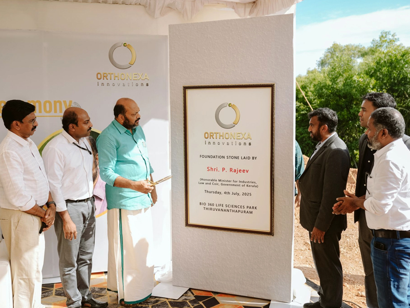 Foundation stone laid for Orthonexa Innovations Private Limited's new manufacturing plant
